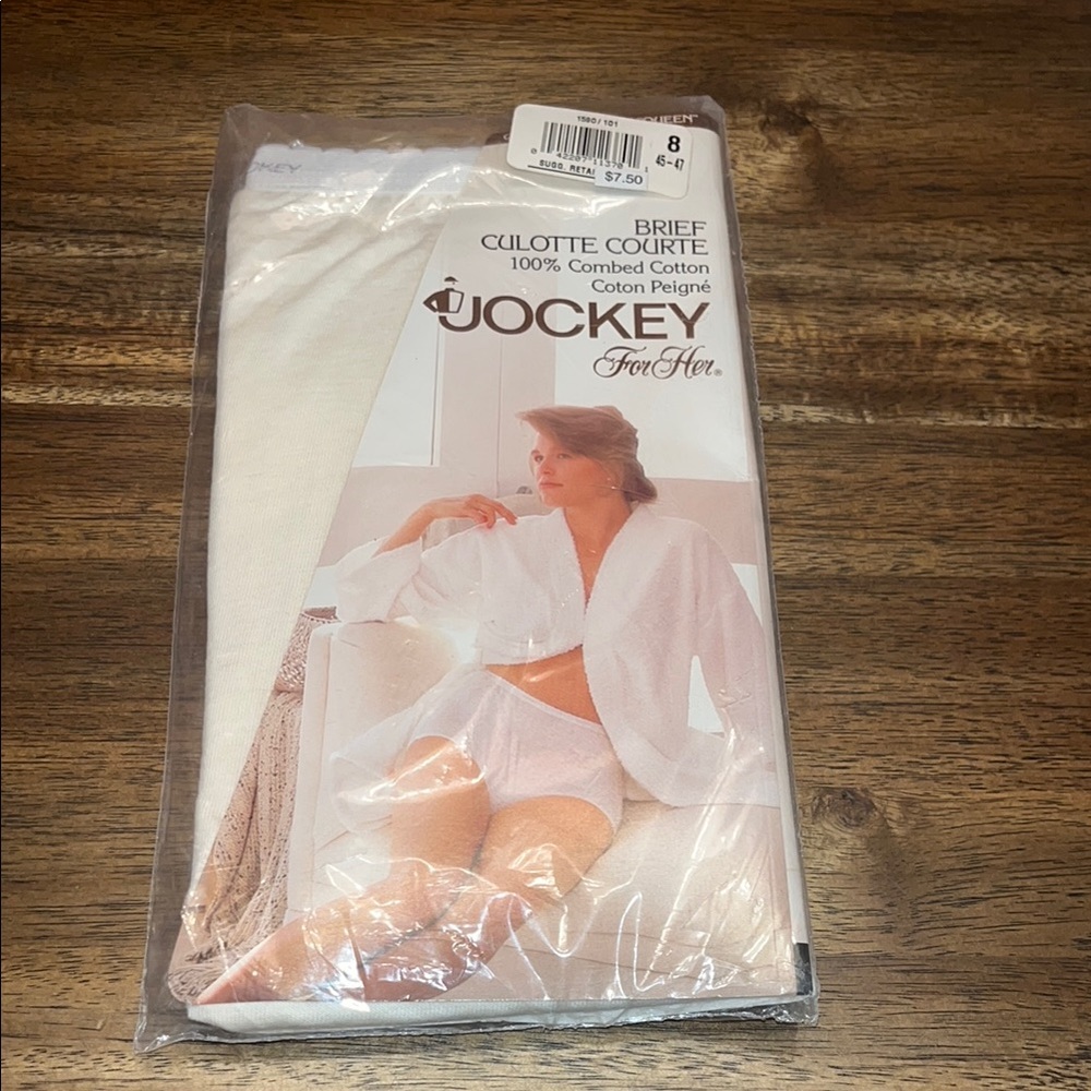 Vintage Jockey for her Brief cotton xl new in package